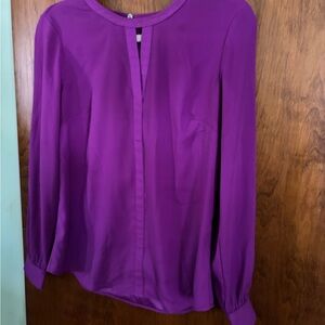 Ann Taylor Vibrant Purple Blouse